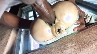 Super chub takes hard bareback fuck and sweet creampie