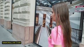 Jenny&#039;s Ferris wheel ride w step bro &amp; best buddy - Stepsis perverted tag team fantasy comes true!