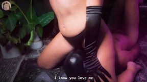 Facesitting In Chastity - Ass Worship Fantasy with Mistress Carmela Parannanza