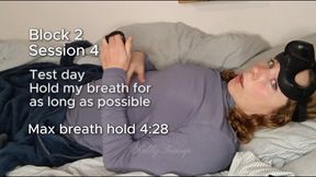 Breath Holding Training. Block 2 session 4