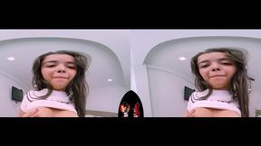 VRLatina - Pretty Latin Teen Hard Fuck In Her Apartment VR