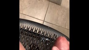 Jacking off in dressing room