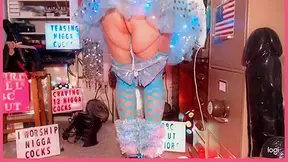 Teasing My Black Step daddy Tres Bbc For Cum In 9 Platform Stiletto Heels - Roc Khard