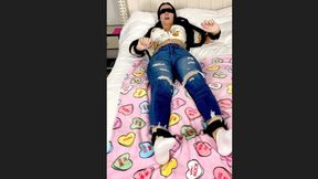 Took a Nap and Woke Up Tied-Up and Tickled! | Tickle HJ and Fuck | My Soles Get Tickled and Covered!