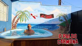 AiDoCarmona enjoying a pool wanting to fuck an ass