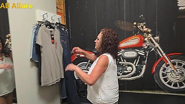 Ali Allure Tries on Clothes For Stepson