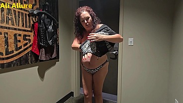 Ali Allure Tries on Clothes For Stepson