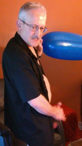 109) Longneck Balloon Kinky Jerk-Off by Daddy Balloonbanger   Clip 2