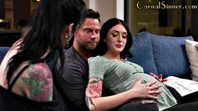 Stunning babe pussybanged by lover