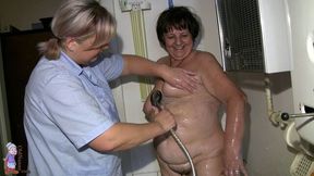 Old movie with tempting Kata and Gisela from OldNanny