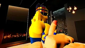 Ankha Pleasured by Huge White Dick in Hot Roblox Hentai Fantasy