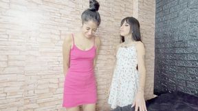 BABE GIVING LAUREN A TSUNAMY OF SALIVA -- CLIP FULL
