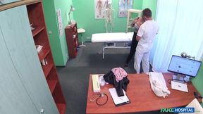 Laura Orsolya and Ricky Rascal make it up as they fuck and moan in POV hospital