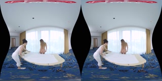 Lesbian Massage with Eveline Dellai in VR