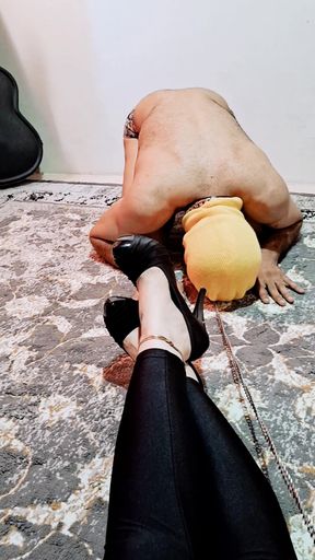 Shoe Licking Slave Training - Humiliated & Broken