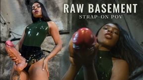 FUCK YOU IN THE BASEMENT: Strap-On POV With Cum Countdown and CEI 4K || MahoganyQen