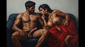 Indian wife with two strangers fucking in car loud moaning big cock fucking