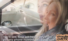 Pretty blonde Vinna Reed  got a hitch from a nice dude