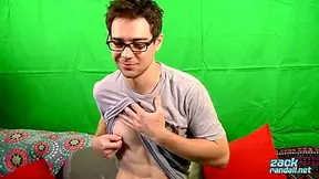Splashing Himself With Cum - Zack Randall