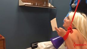 Big ass blonde cheerleader gets hard anal, ATM, rimjob and shibari BDSM fuck
