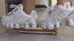 Railway Waggons under Nike Sneakers
