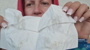 DIGGING DEEP FOR SNOT – MESSY NOSE PICKING & TISSUE BLOWING