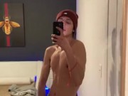 Israel strokes big Latino dick until he cums