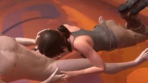 lara croft blowjob