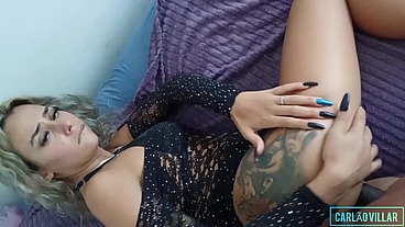 LOIRINHA AGUENTOU A ROLA GROSSA DO NEGÃO
