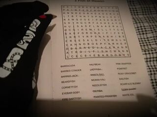 Hawaiian Fish. Word Search two