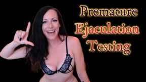 Premature Ejaculation Testing