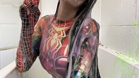 Jamie's Spidergirl Gunging
