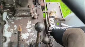 pedal pumping with dirty Converse Chucks