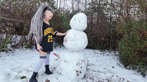 The grown up snowman