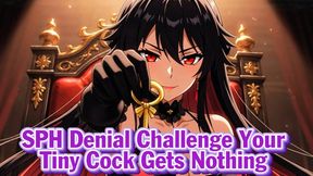 SPH Denial Challenge – Tiny Cock Gets Nothing | Goddess Hiyori