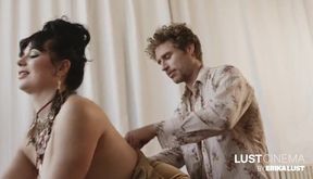 ErikaLust's LustCinema: Black-haired beauty Siouxsie Q gets oral sex from Michael Vegas on camera