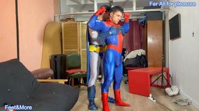 Batman captures Spider-man - custom video