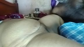 I Was Having Fun with My Aunt's Daughter in My Village.