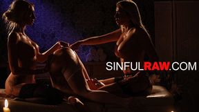 Sinful Raw featuring Brittany Bardot and Amber Jayne's mom movie