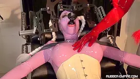 Latex Lara And Lara Latex In Heavy Rubber Gurls