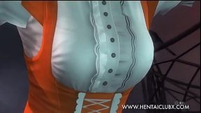 Sexy Ecchi Halloween Costume Action in Dead or Alive 5 Ultimate Fan Service