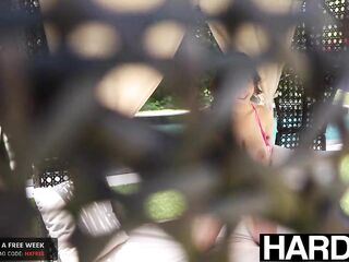 Breasty Lalin girl Hailey Rose Has Snatch Destoyed