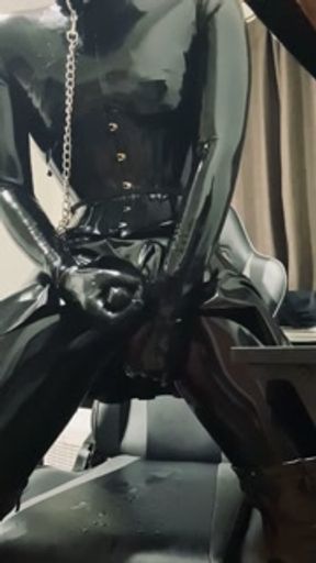 Rubber Fetish Hot Masturbation