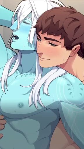 Finally my friend enjoys my delicious blue body, THE SIMBIAMT.   Clip 2