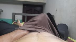 Hot Six Pack Boy Masturbating in the Room