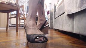 Feet in Wedgies