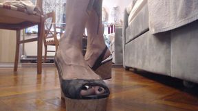 Feet in Wedgies