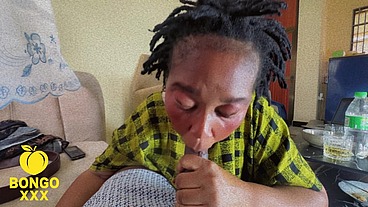 BBW Stepmom Sucking This Big Black Cock for Fun