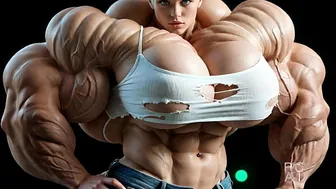 How buff will she get? Massive muscle growth for Abigail Arcane! AI