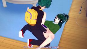 Deku Midoria has sex with Inko : My Hero Academia